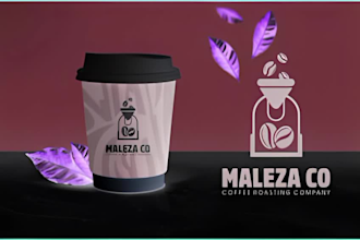 do a professional cafe and coffee shop logo design