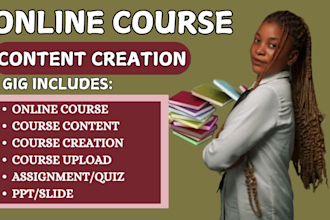 create online course content, course website, course creator, course curriculum