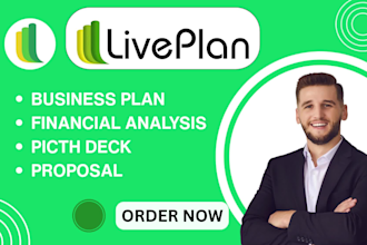 create a liveplan business plan with financial projections