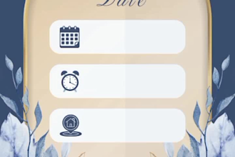 design a wedding invitation card, greeting card, or a birthday card