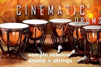 add heroic cinematic drums to your music or video