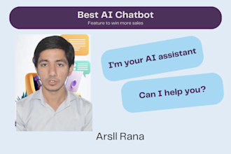build ai chatbot for website whatsapp and other apps with integration