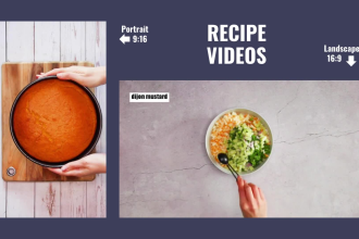 create food recipe videos, reels, facebook, instagram, tiktok