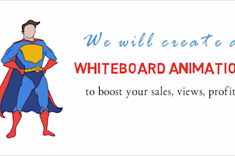 create white board animation  video