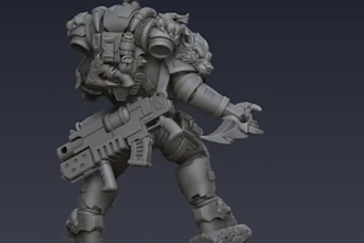 3d model, articulated toy, 3d armor stl, zbrush, 3d printing