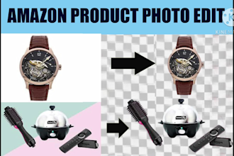 do background removal, amazon product photo edit and retouch