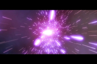 do futuristic galaxy space intro video
