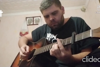 write a guitar part or a melody on the guitar