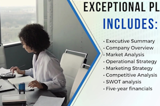 write an exceptional business plan for fitness gym