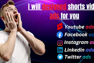 designed short videos ads for you
