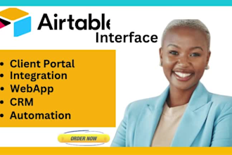 do airtable database,airtable interface, airtable automation, and client portal