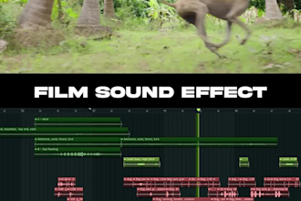 create cinematic sound effects and immersive sound design for your project