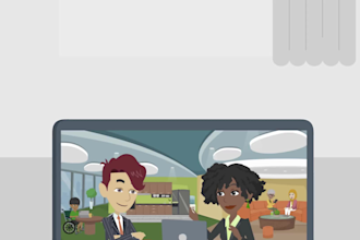 create 2d animated explainer video or sale video