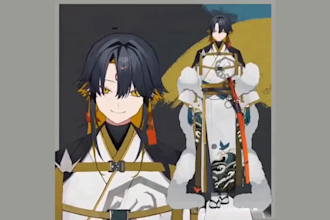 draw high quality live2d avatar model in anime style for vtuber, fanart pngtuber