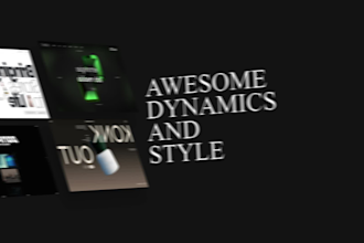 create portfolio website, personal website or business portfolio website
