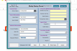 make attractive excel data entry userform for you