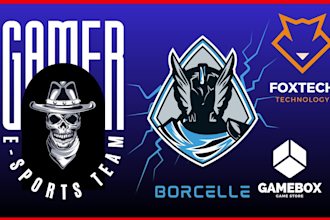 create custom gaming logo, mascots, and many more