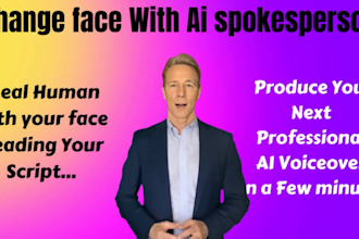 change your face with ai spokespersons,face swap