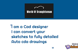 convert PDF to cad and redraw floor plans