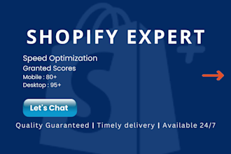 speed up your shopify store or shopify website with speed optimization