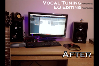 get your vocal tuned using autotune and eq
