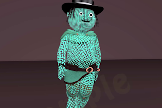 do your custom 3d character and animation on your demand