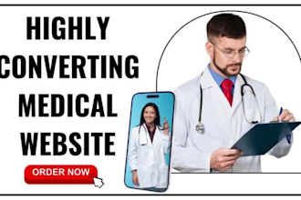 design a responsive medical healthcare med spa dental doctor website