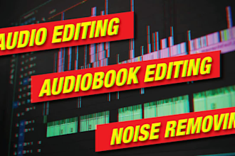 audio editing and noise removing