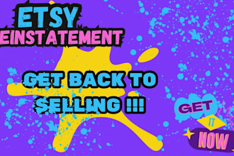 do etsy reinstatement suspended etsy, etsy reopen, etsy appeal letter, live chat