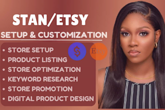 etsy stan store setup etsy seo stan store setup instagram stan store etsy stan