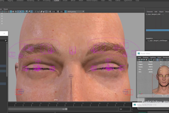 3d iclone facial rig,3d animaze avatar, lips sync for face animation, blendshape