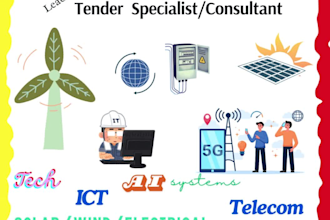 be your tender specialist cum consultant