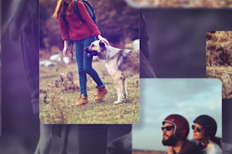 create cinematic photo slideshows, wedding and memory videos with music