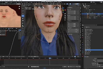 3d model,rig avatar,tiktok livestream,animaze,three js webgl,arkit 52 blendhsape