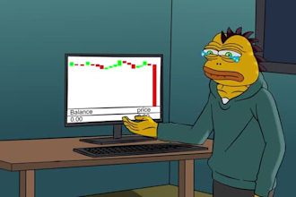 2d memecoin animation, solana meme video, crypto meme art, wojak pepe art, ponke
