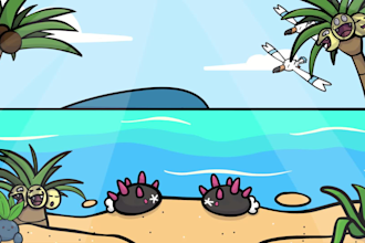draw a wallpaper of your pokémon team