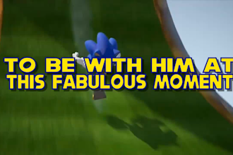 create birthday sonic the hedgehog invitation video party