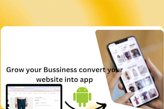 convert wordpress website to android app with push notification