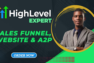 gohighlevel website landing page sales funnel automation ghl expert crm workflow