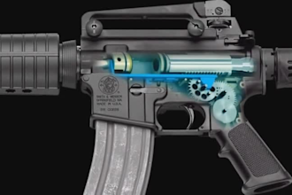 create 3d gun animation 3d model 3d fps 3d gun design  for games and ads