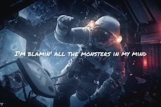 an amazing animated lyrical video for you