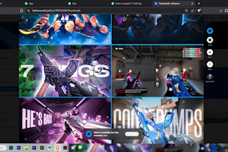 design you amazing gaming thumbnails