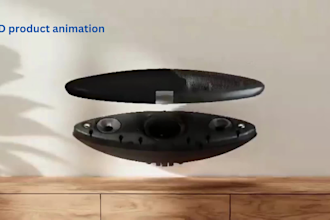 3d cosmetic product animation, 3d product animation video