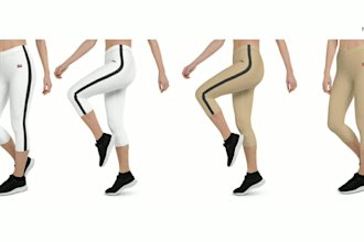 design custom leggings, yoga pants, and shorts