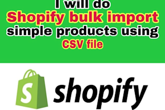 do bulk import or export products using csv in shopify