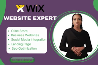 design or redesign wix website wix ecommerce wix studio wix online store