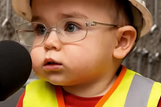 create viral ai generated baby videos, funny baby podcasts, ai baby news