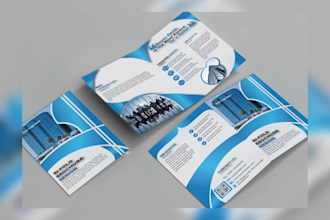 design modern flyer, brochure, leaflet, multipage catalog