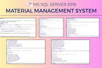 provide professional sql and nosql database solutions