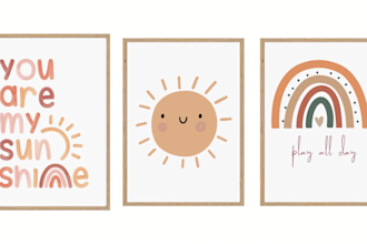 design nursery wall art for your home and etsy shop